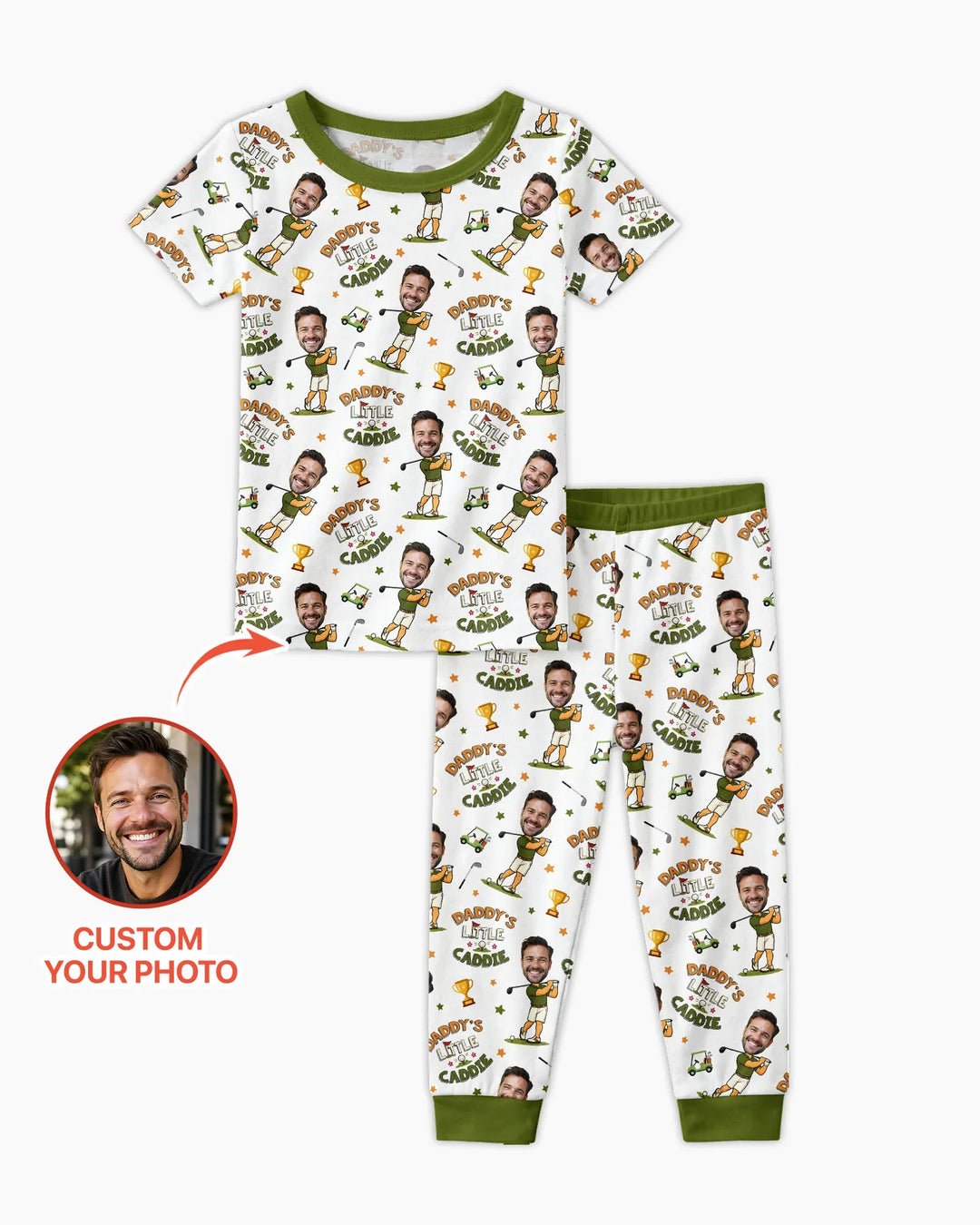 Zweiteiliges, kurzärmliges Pyjama-Set mit Marienkäfern