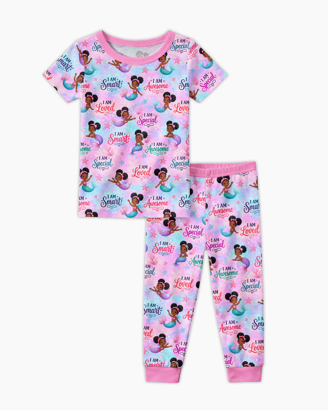 Zweiteiliges, kurzärmliges Pyjama-Set mit Marienkäfern