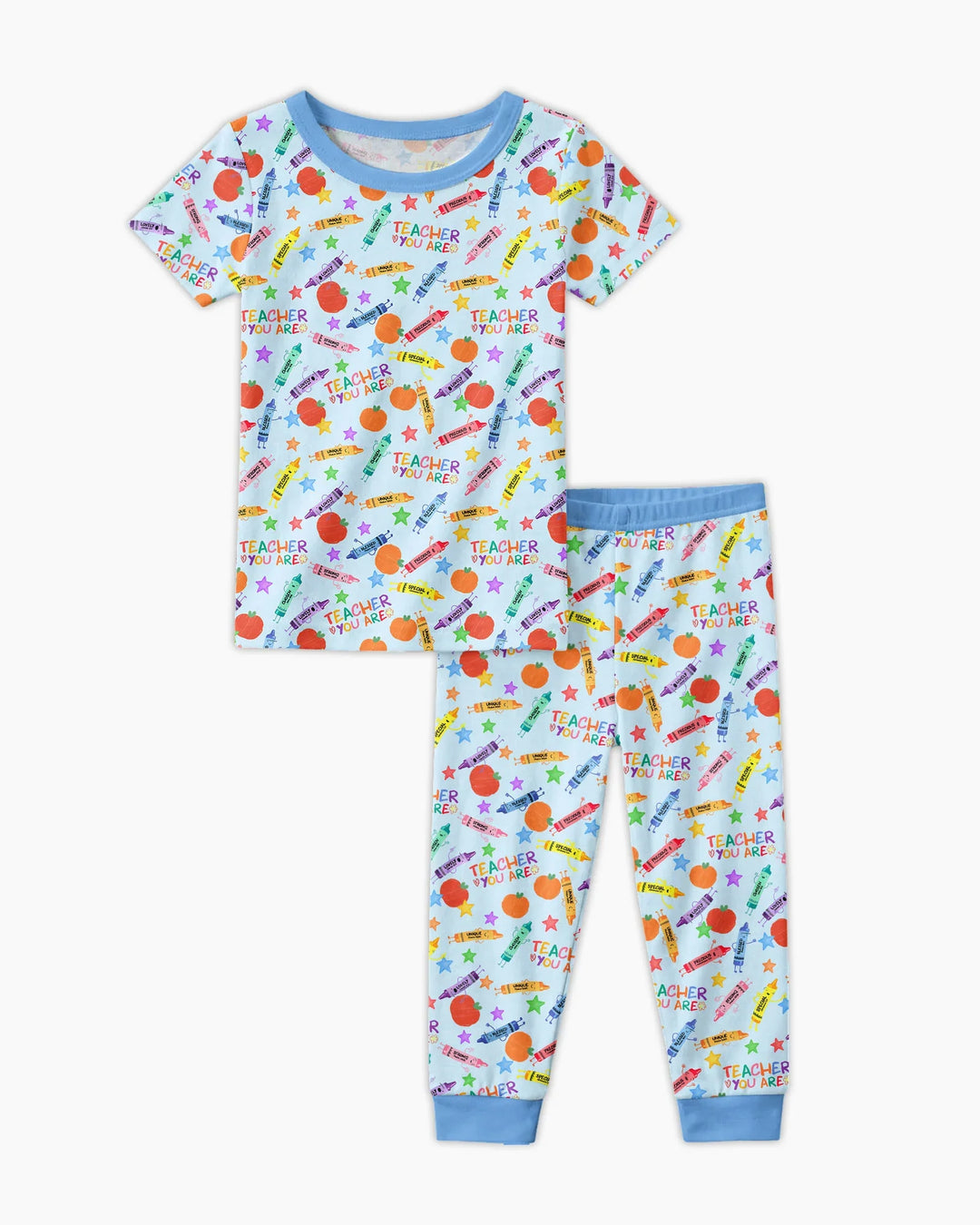 Zweiteiliges, kurzärmliges Pyjama-Set mit Marienkäfern