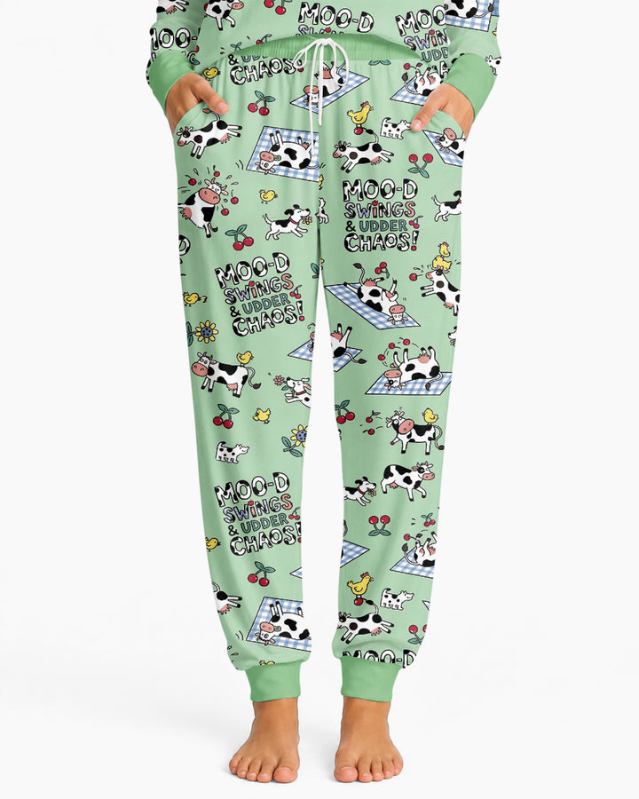 The Udderly Secret Journal Bamboo Women Pajama Set