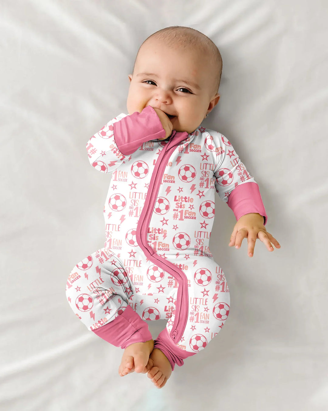 Gerippte Babykleidung mit individuellem Foto - Weich &amp; Skizzenhaft