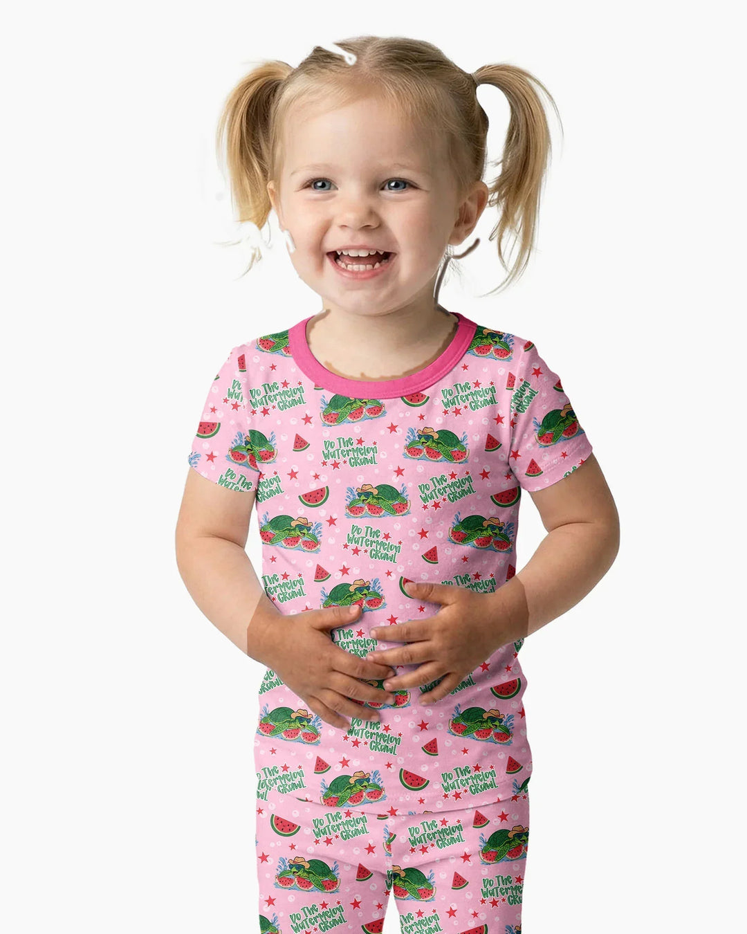Zweiteiliges, kurzärmliges Pyjama-Set mit Marienkäfern