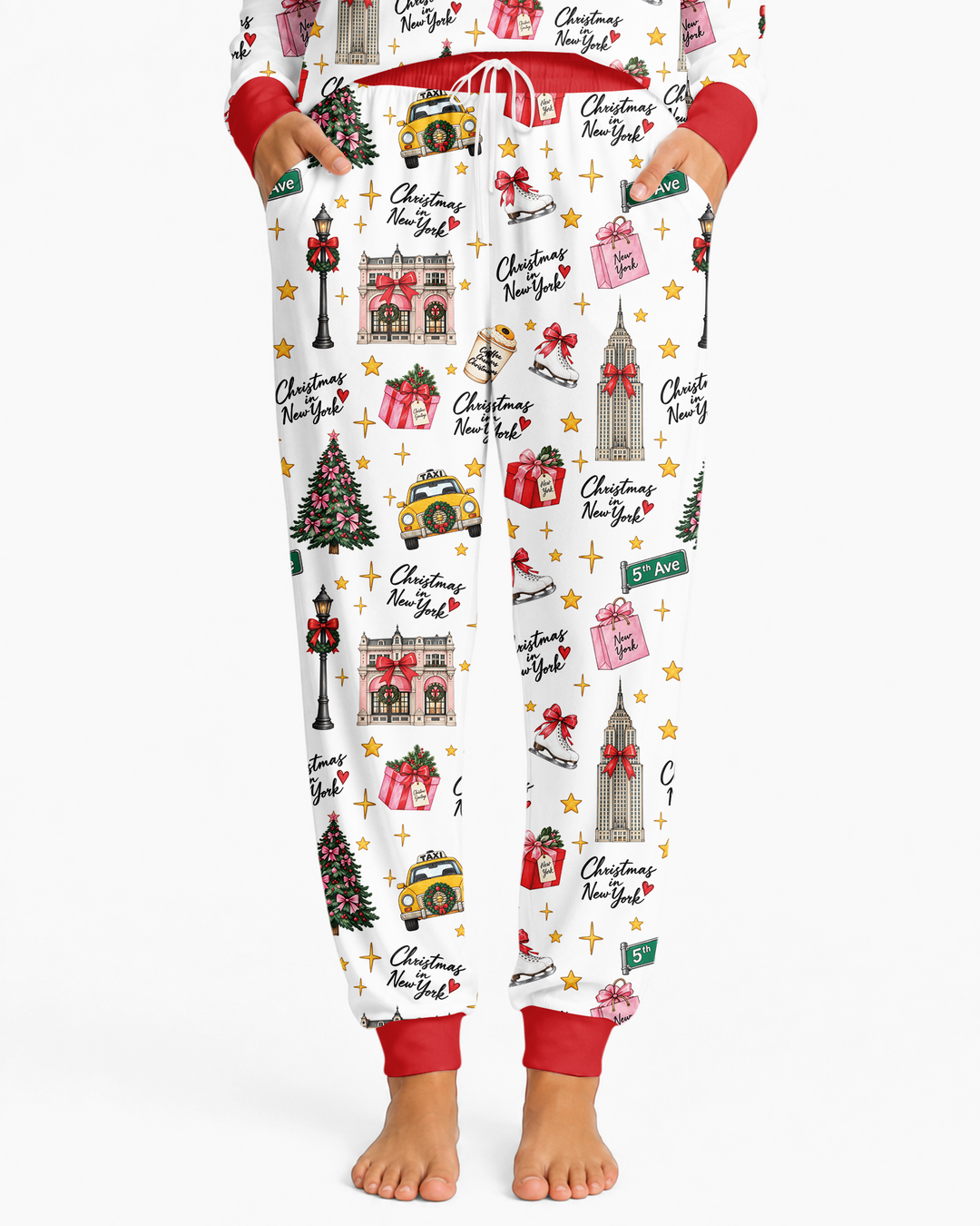 Christmas In NYC Bamboo Women Pajama Set