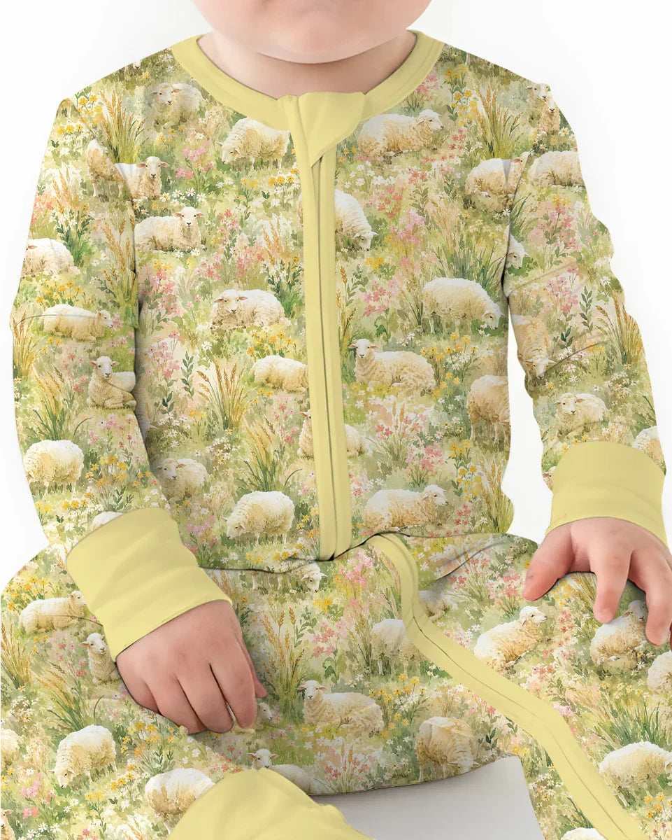 Gerippte Babykleidung mit individuellem Foto - Weich &amp; Skizzenhaft