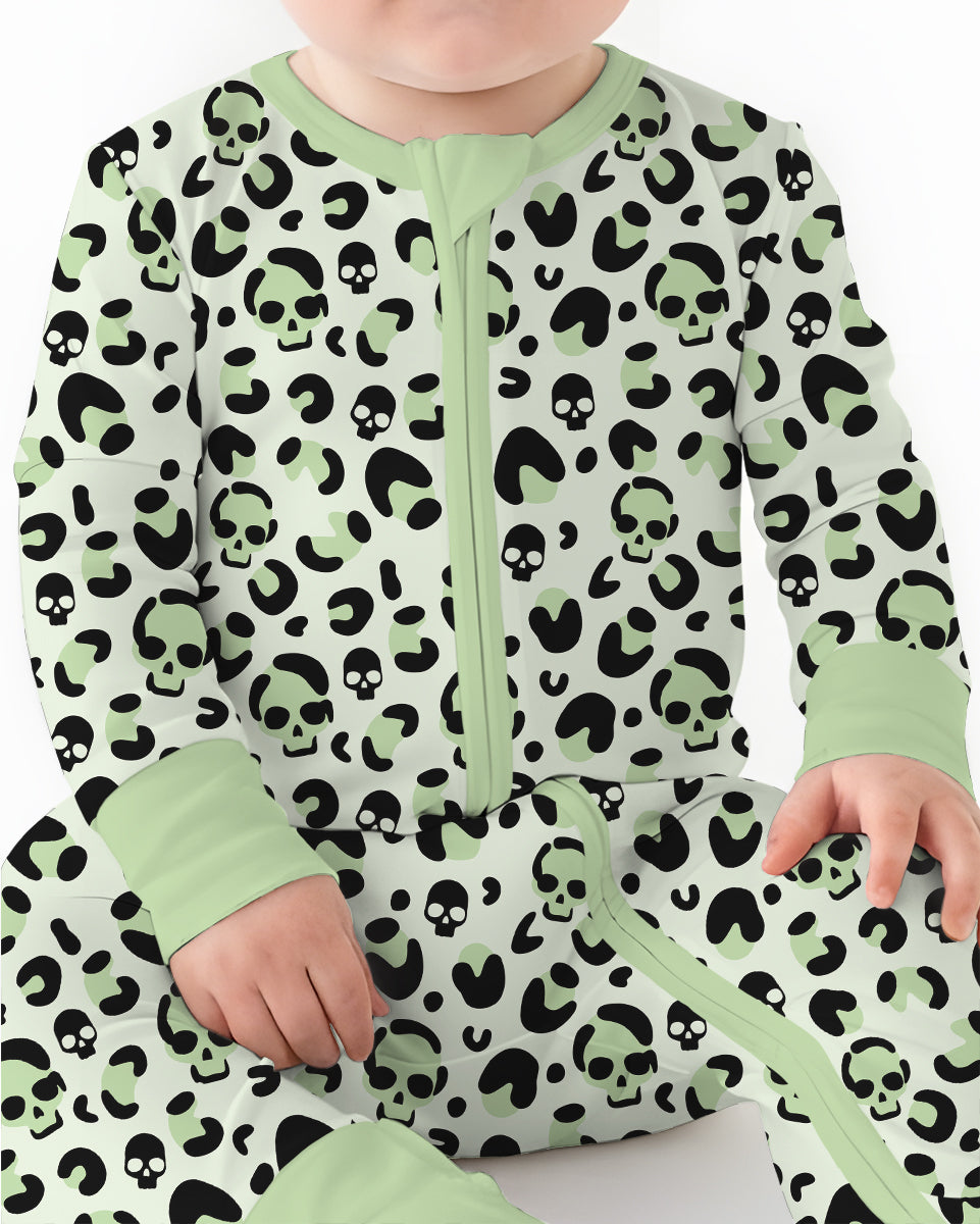 Leopard Skull Bamboo Convertible Zippy