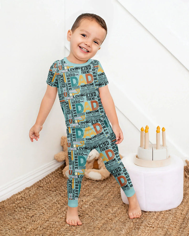 Zweiteiliges, kurzärmliges Pyjama-Set mit Marienkäfern
