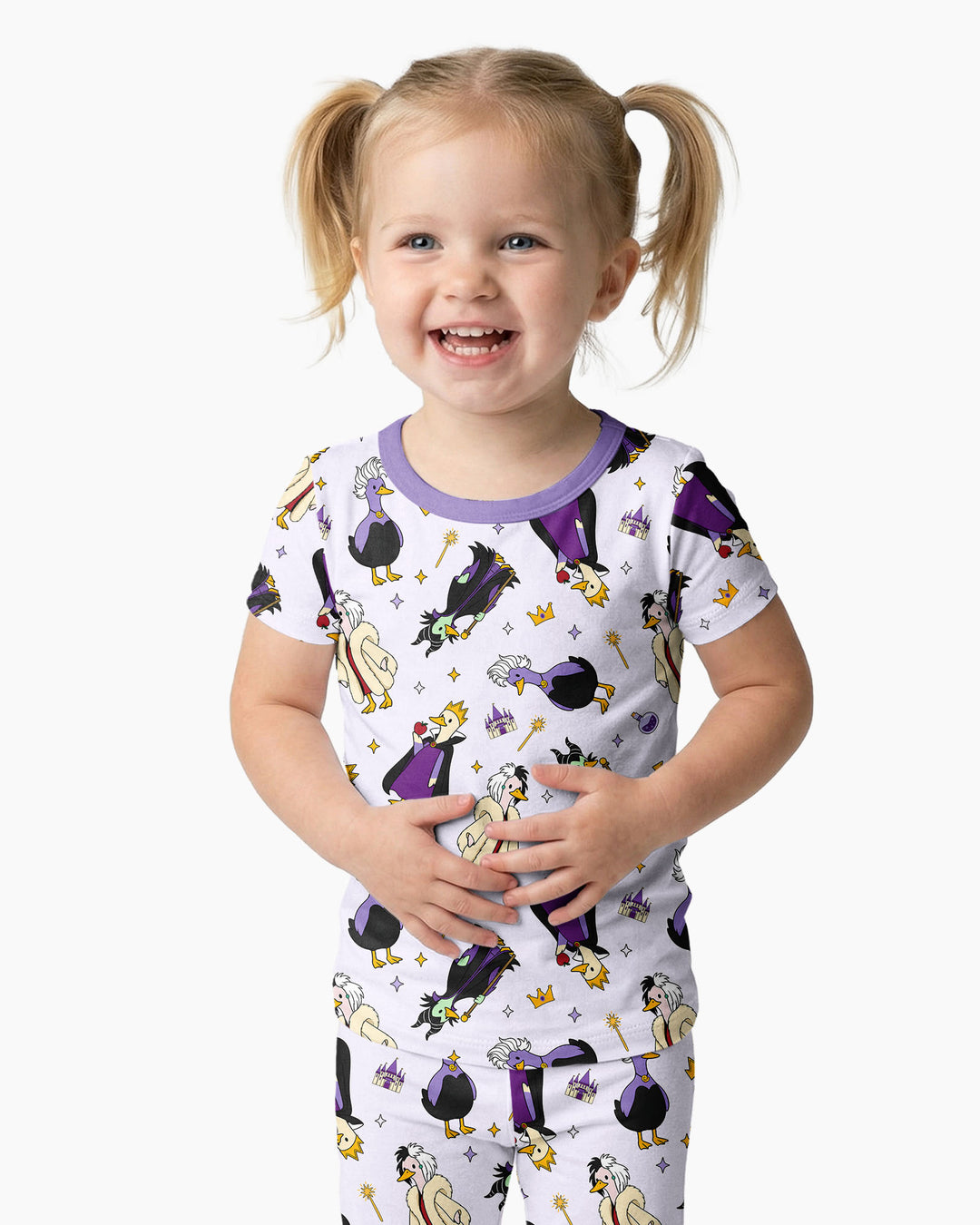 Zweiteiliges, kurzärmliges Pyjama-Set mit Marienkäfern