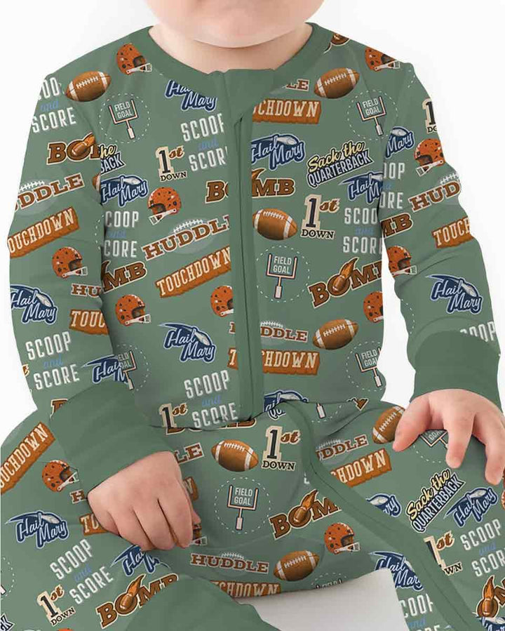Football Lingo Bamboo Convertible Zippy