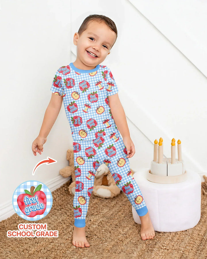 Zweiteiliges, kurzärmliges Pyjama-Set mit Marienkäfern