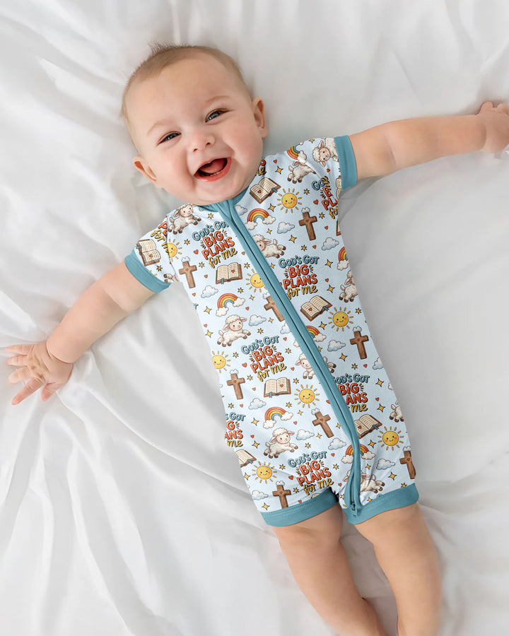 God's Got Big Plans For Me Bamboo Shorty Zippy