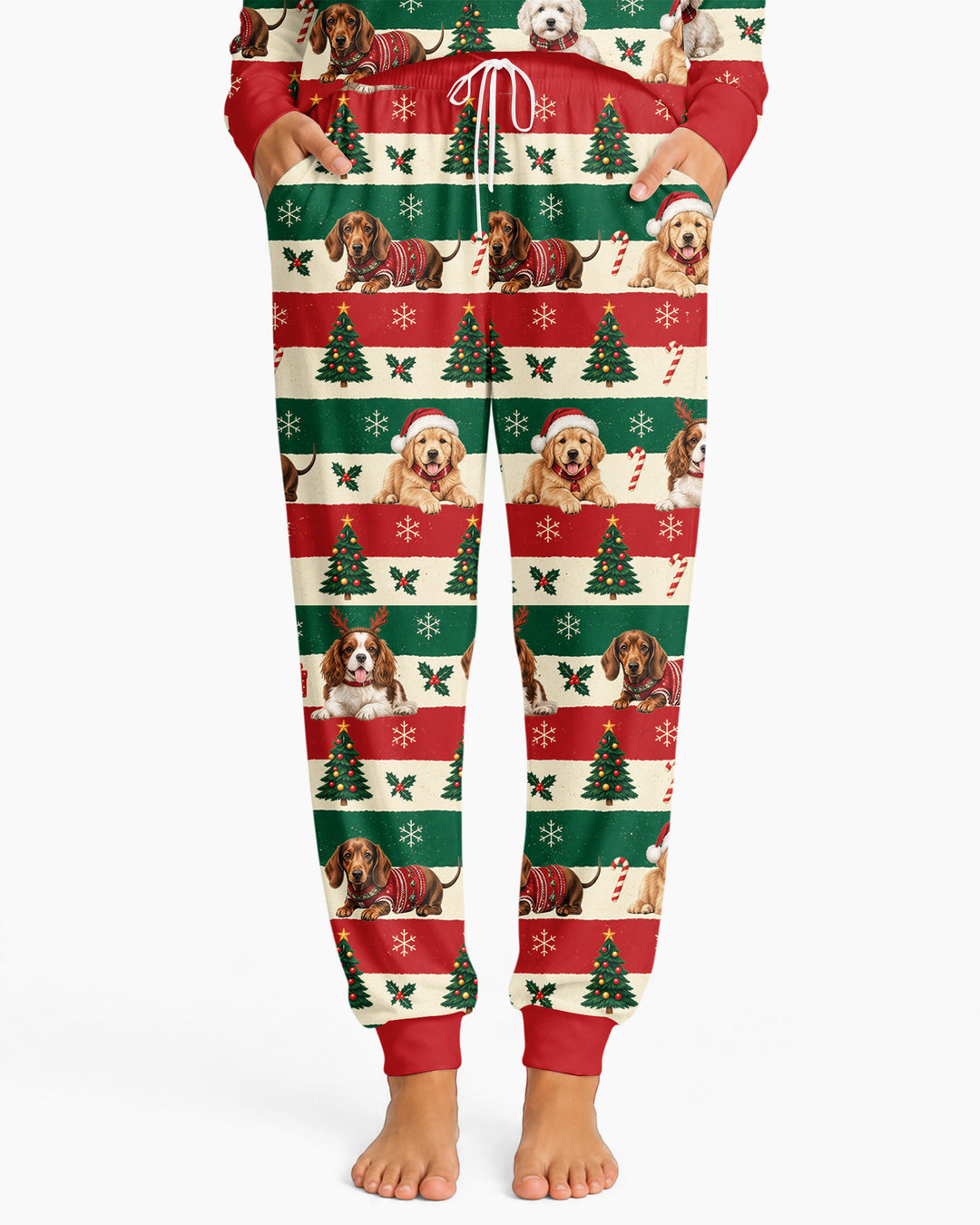 Dog Lover Christmas Bamboo Women Pajama Set