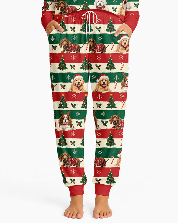 Dog Lover Christmas Bamboo Women Pajama Set