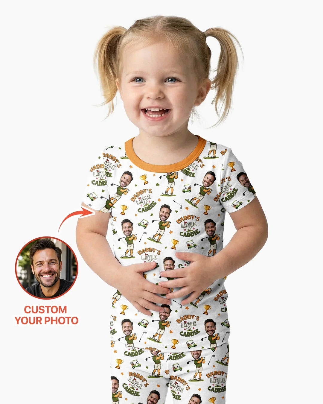 Zweiteiliges, kurzärmliges Pyjama-Set mit Marienkäfern