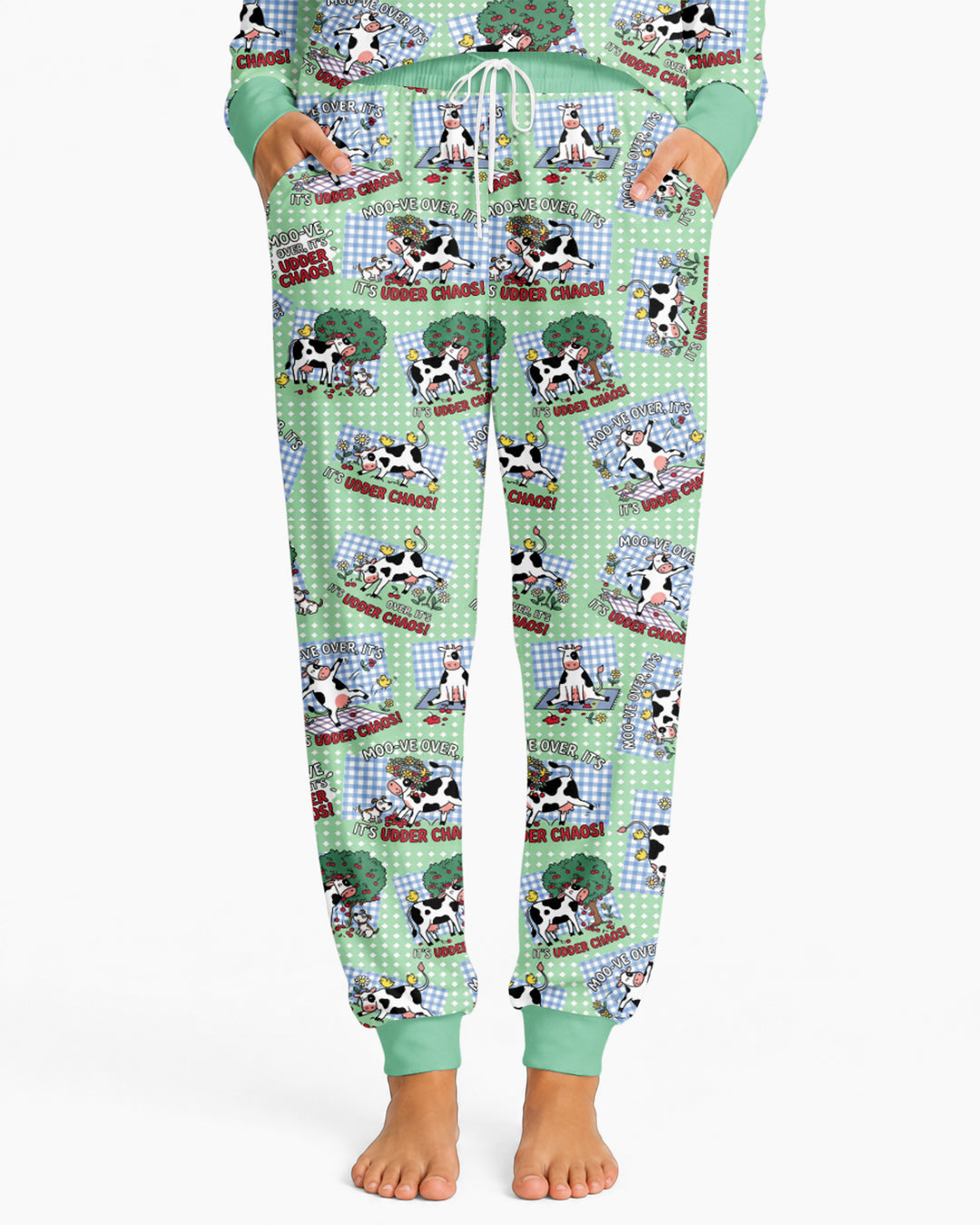 Udder Chaos Bamboo Women Pajama Set