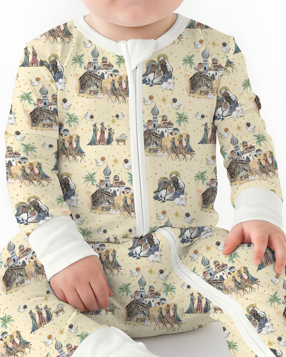 Gerippte Babykleidung mit individuellem Foto - Weich &amp; Skizzenhaft
