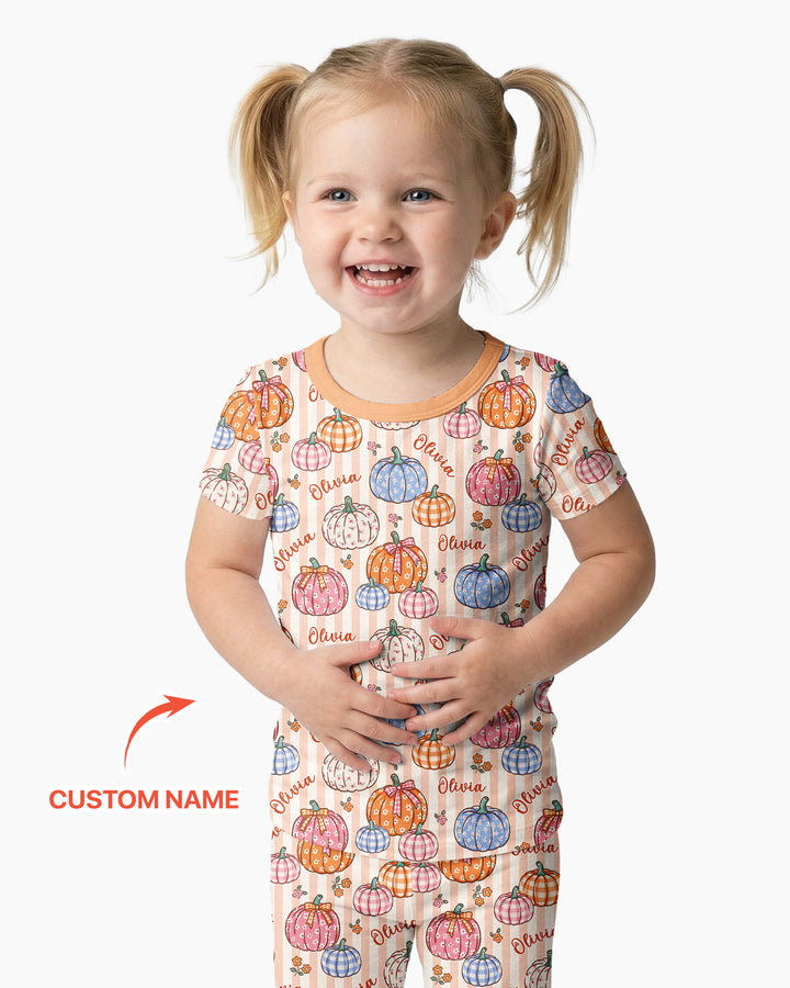Zweiteiliges, kurzärmliges Pyjama-Set mit Marienkäfern
