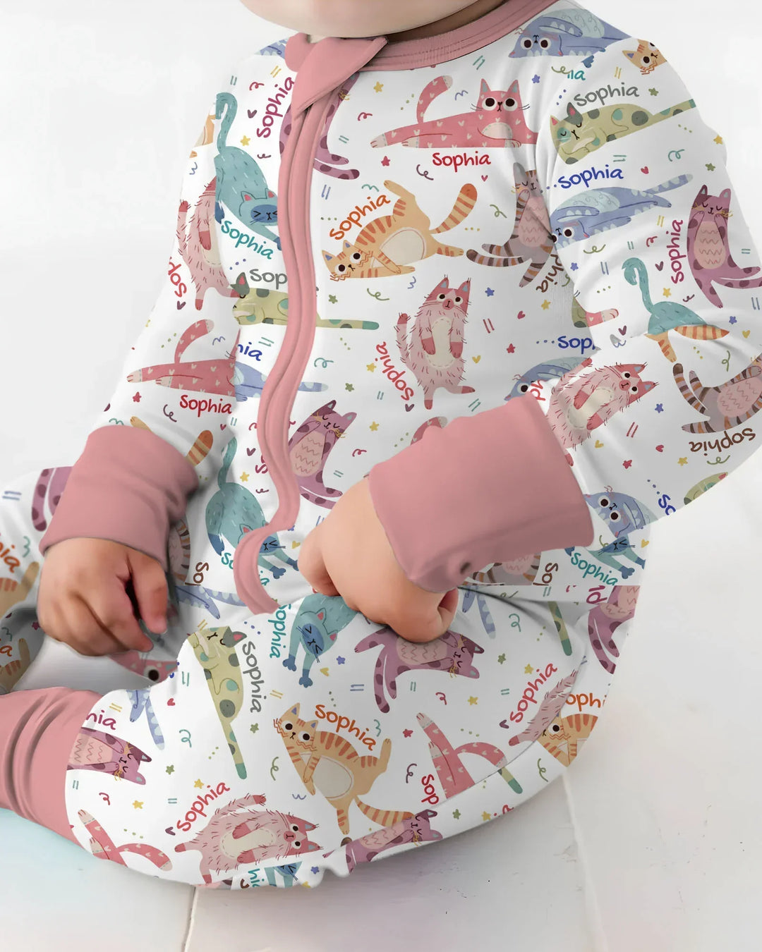 Gerippte Babykleidung mit individuellem Foto - Weich &amp; Skizzenhaft