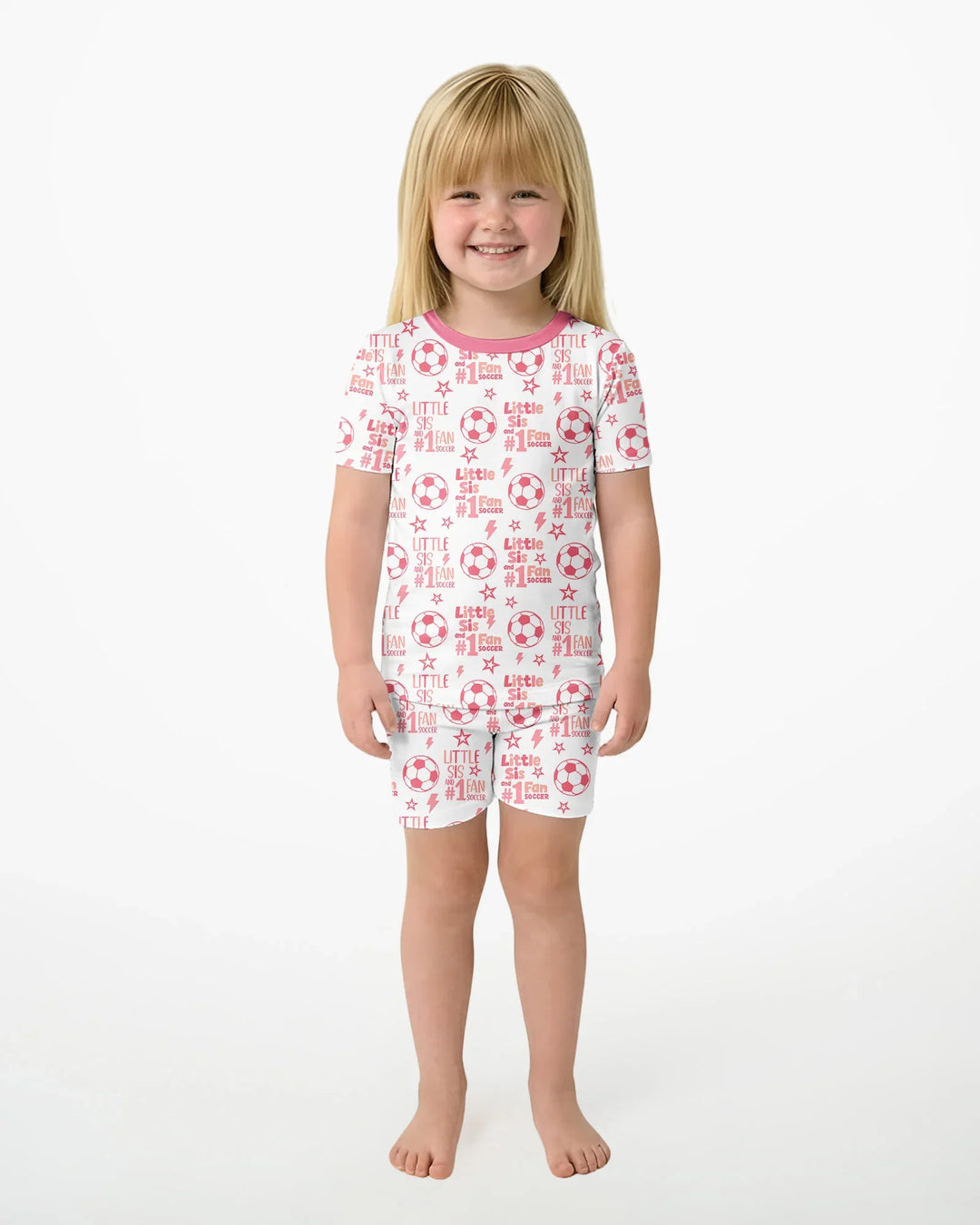 Schlafanzug-Set zweiteilig, kurze Ärmel, kurze Hose, Bambus