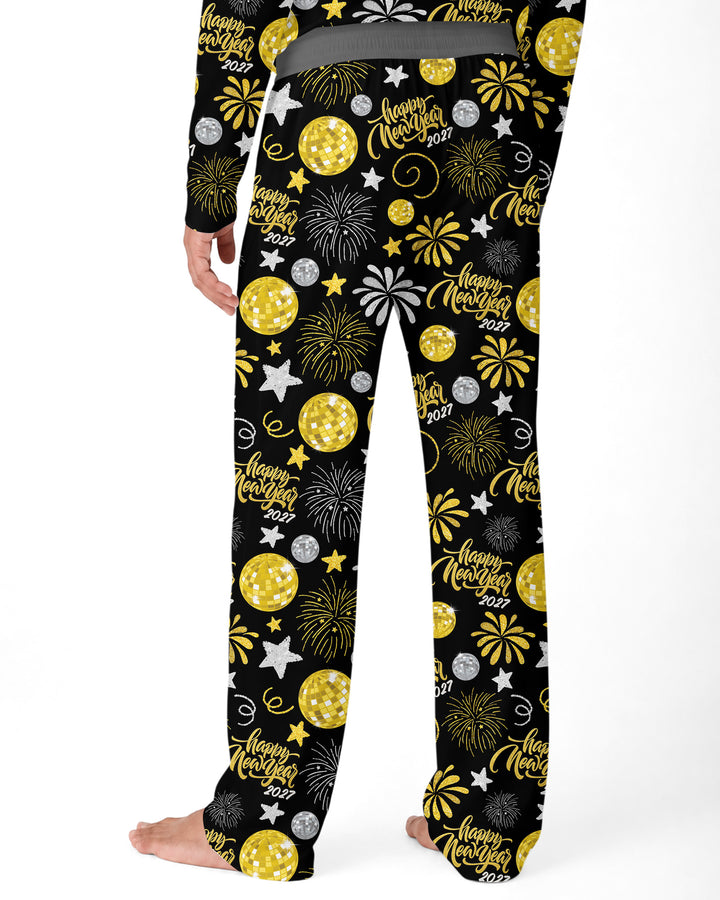 New Year's Eve Celebration 2027  Bamboo Men's Pajama Set
