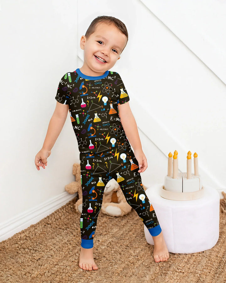 Zweiteiliges, kurzärmliges Pyjama-Set mit Marienkäfern