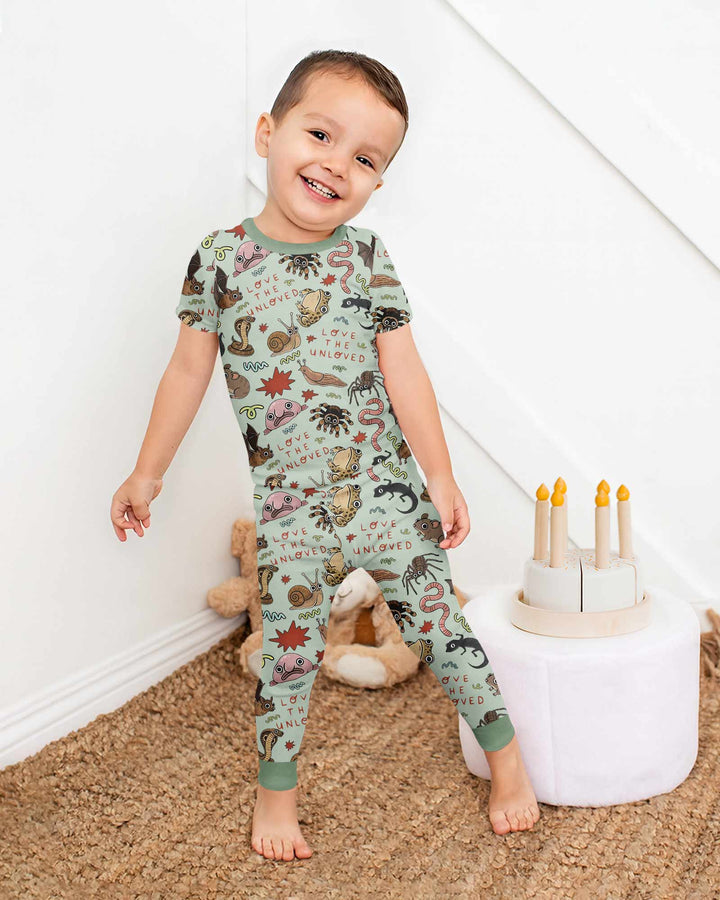 Love the Unloved Bamboo Two Piece Short Sleeve Pajama Set