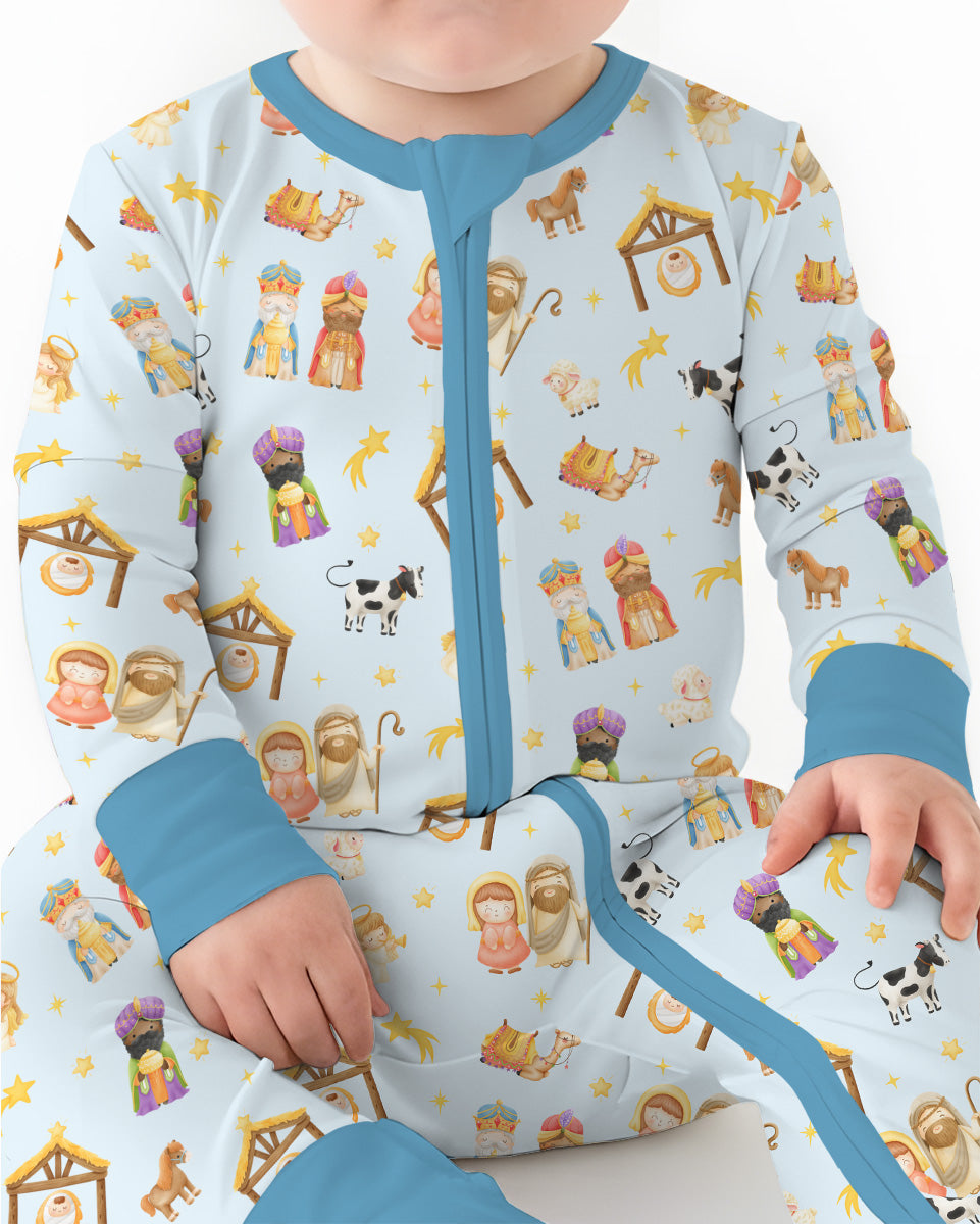 Gerippte Babykleidung mit individuellem Foto - Weich &amp; Skizzenhaft