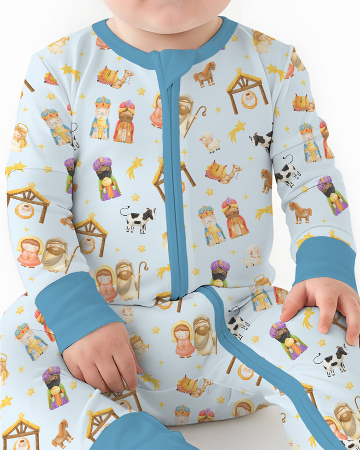 Gerippte Babykleidung mit individuellem Foto - Weich &amp; Skizzenhaft