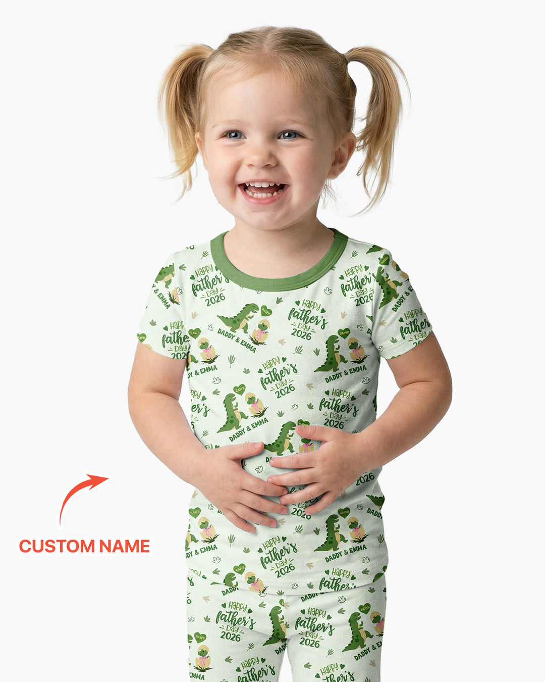 Zweiteiliges, kurzärmliges Pyjama-Set mit Marienkäfern