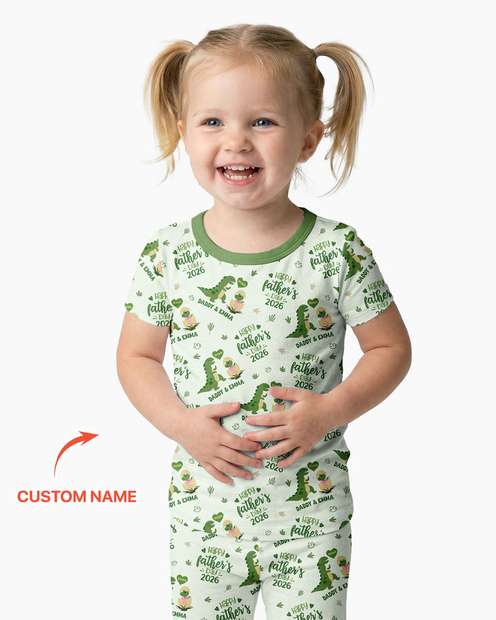 Zweiteiliges, kurzärmliges Pyjama-Set mit Marienkäfern