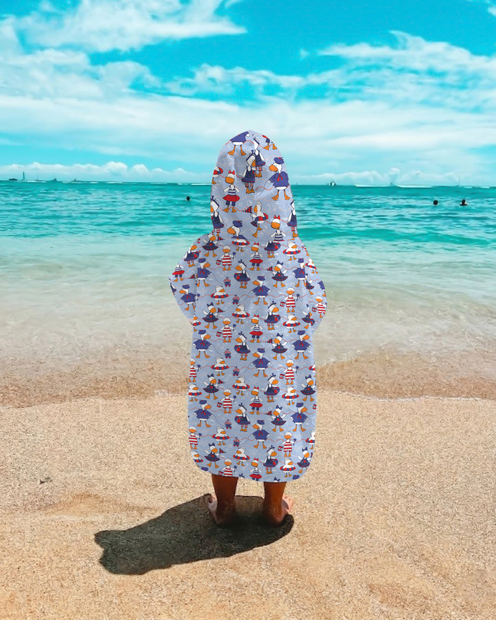 Vorlage Bade-Poncho Bambus