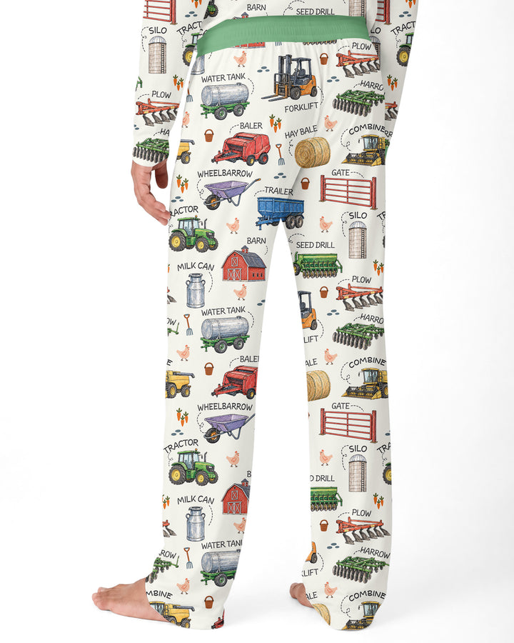 Little Farmer Bamboo Men's Pajama Set