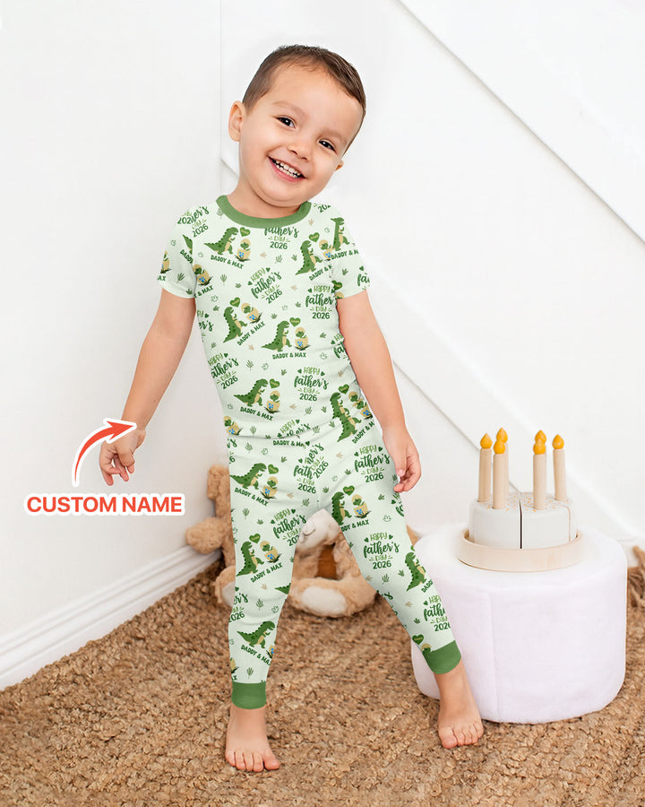 Zweiteiliges, kurzärmliges Pyjama-Set mit Marienkäfern