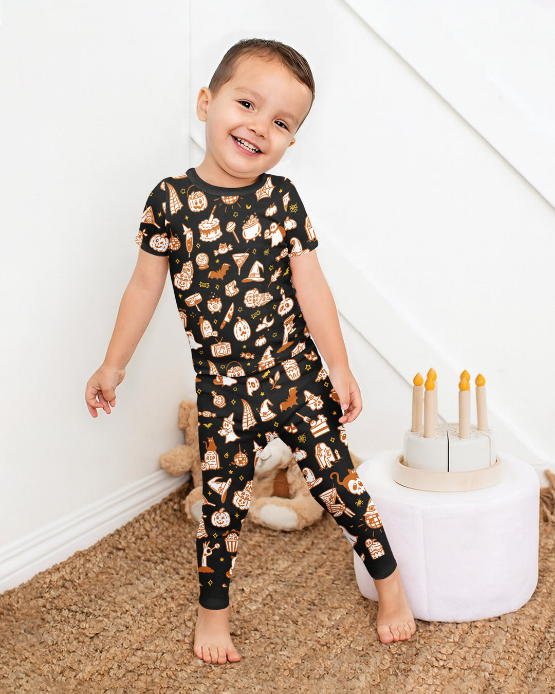 Spooky Season Bamboo Two Piece Short Sleeve Pajama Set