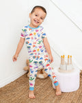 Tide Pool Pals Bamboo Two Piece Short Sleeve Pajama Set