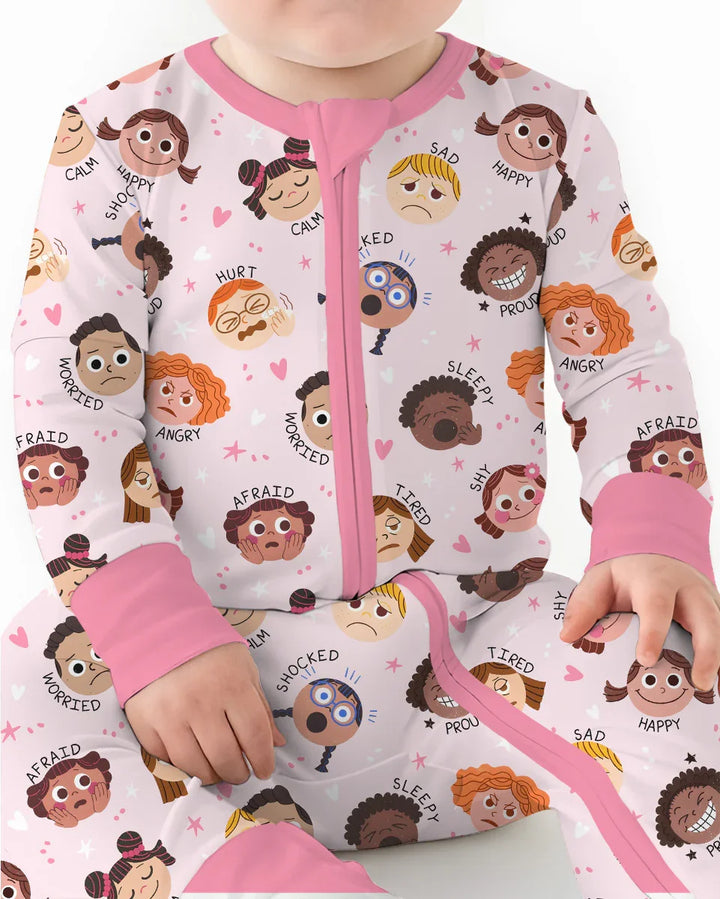 Gerippte Babykleidung mit individuellem Foto - Weich &amp; Skizzenhaft