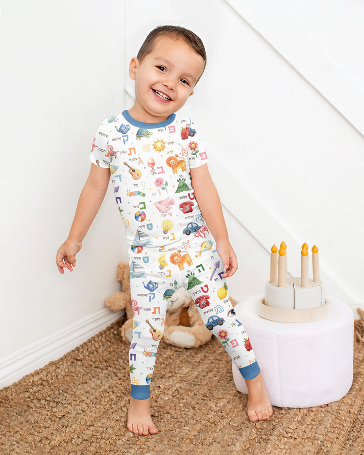 Zweiteiliges, kurzärmliges Pyjama-Set mit Marienkäfern