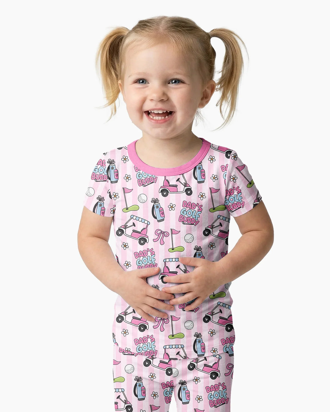 Zweiteiliges, kurzärmliges Pyjama-Set mit Marienkäfern