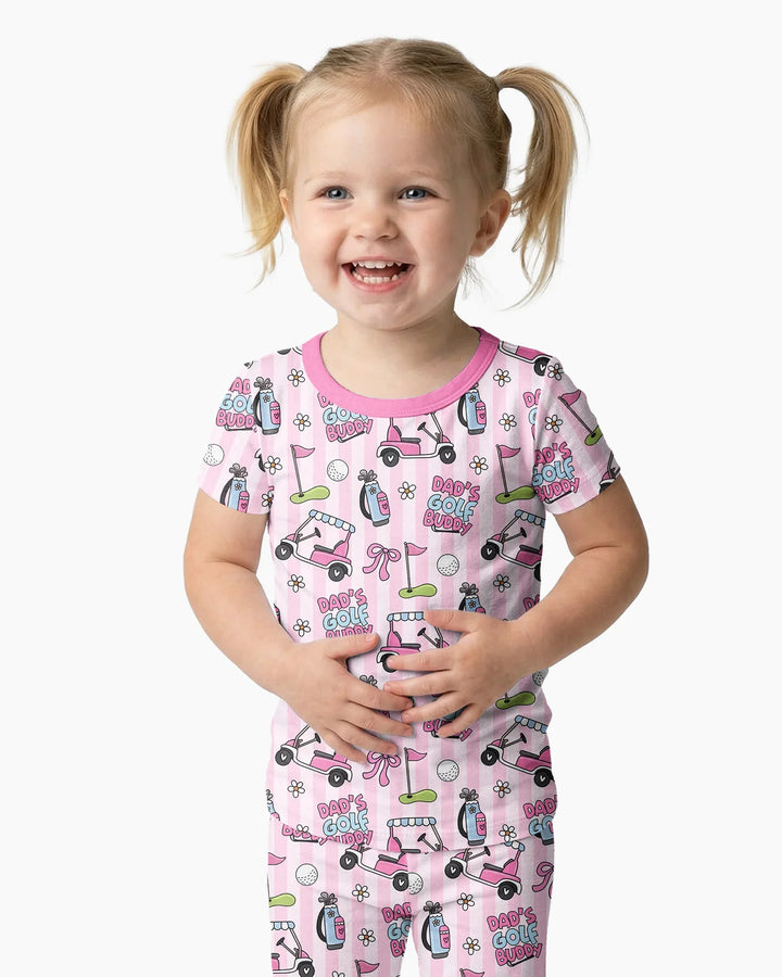 Zweiteiliges, kurzärmliges Pyjama-Set mit Marienkäfern