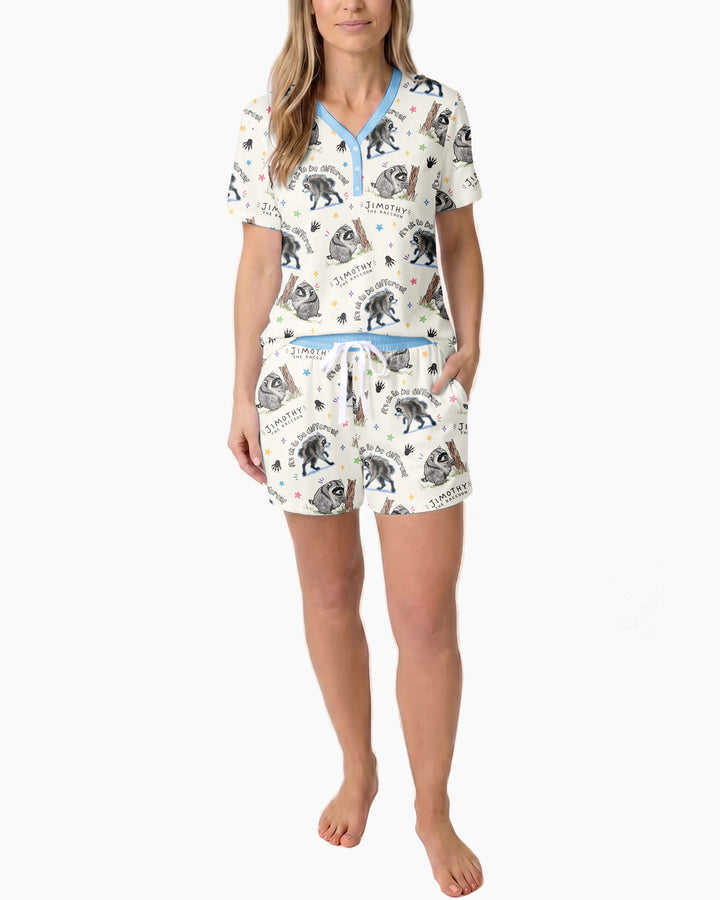 It's Okay to be Jimothy Bamboo Women Short Pajama Set