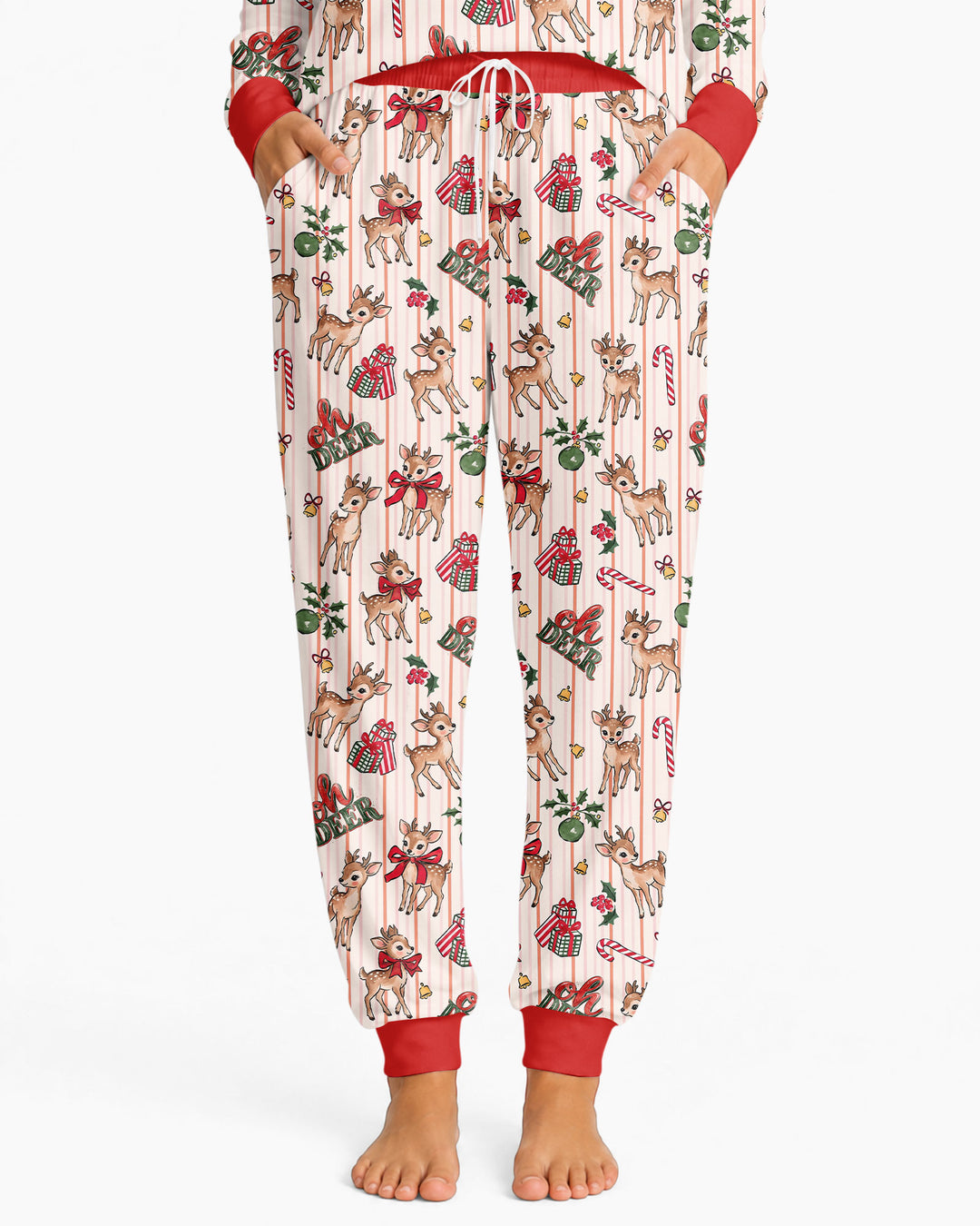 Oh Deer Mommy & Me Matching Bamboo Women Pajama Set