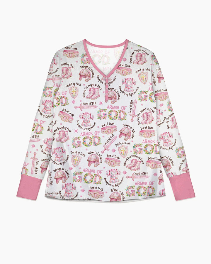 Ganzkörperpanzer Gottes Bambus-Damen-Pyjama-Set