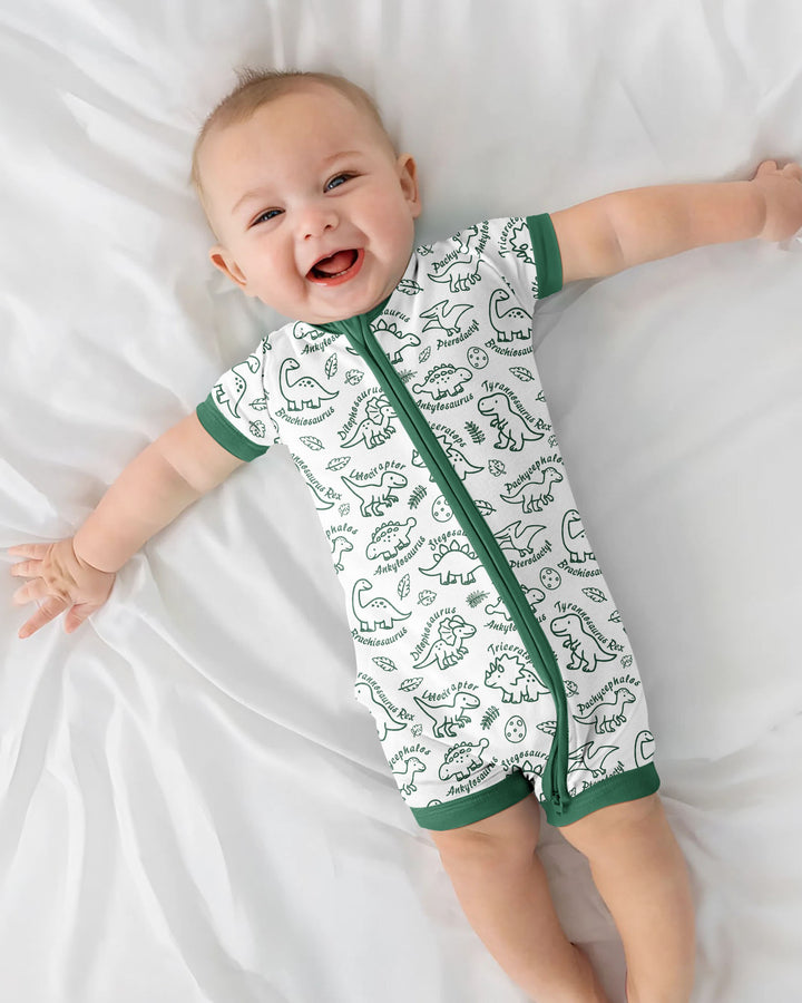 Dinosaur Park Bamboo Shorty Zippy
