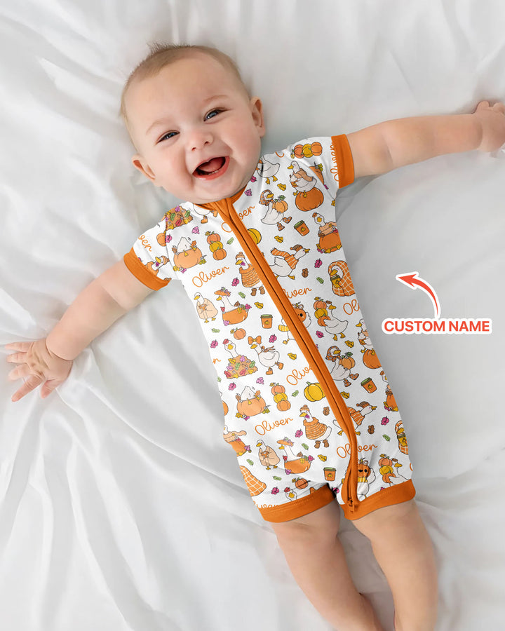 Fall Silly Goose Bamboo Shorty Zippy