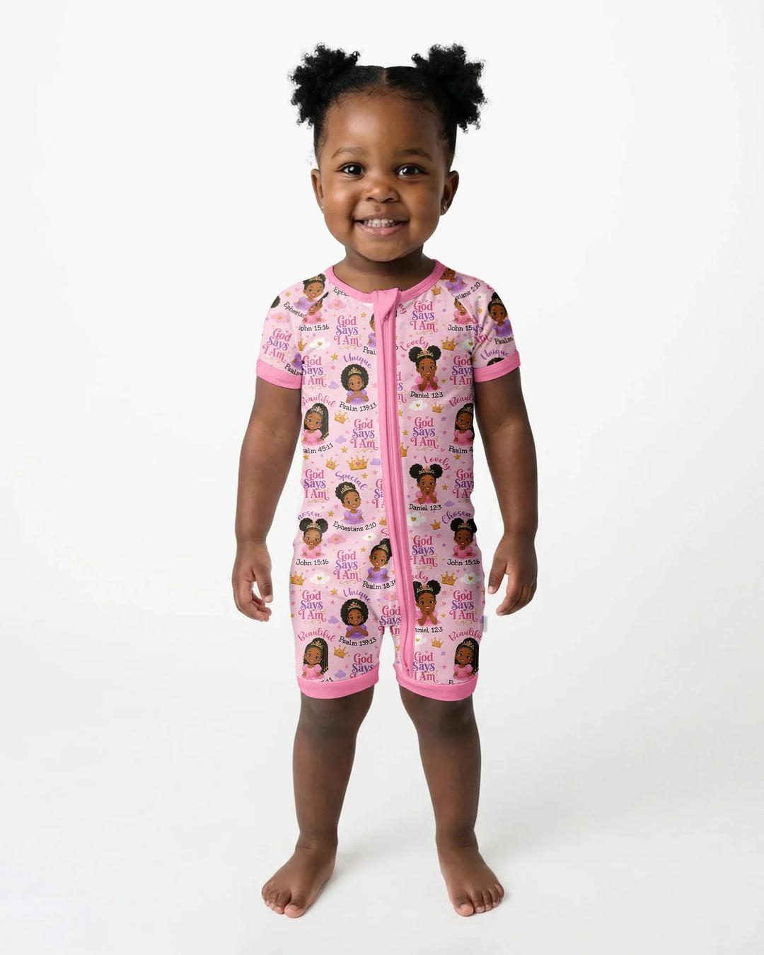 Black Princess God Says I Am Bamboo Shorty Zippy