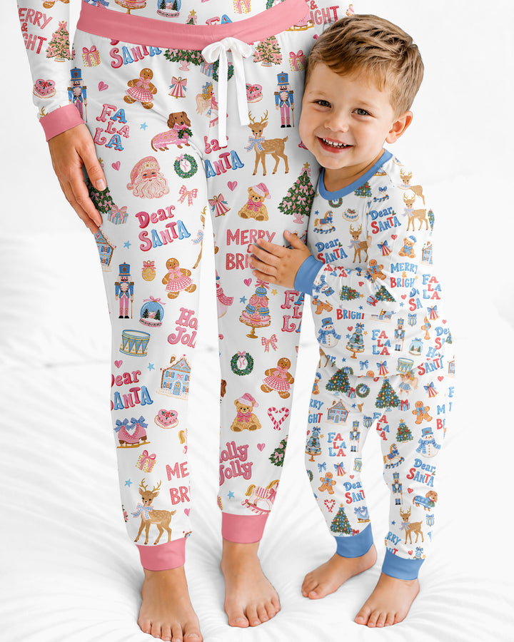 Falala Christmas Bamboo Women Pajama Set