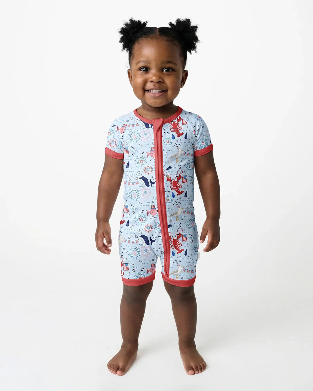 250 Summers Strong Matching Family Bamboo Shorty Zippy