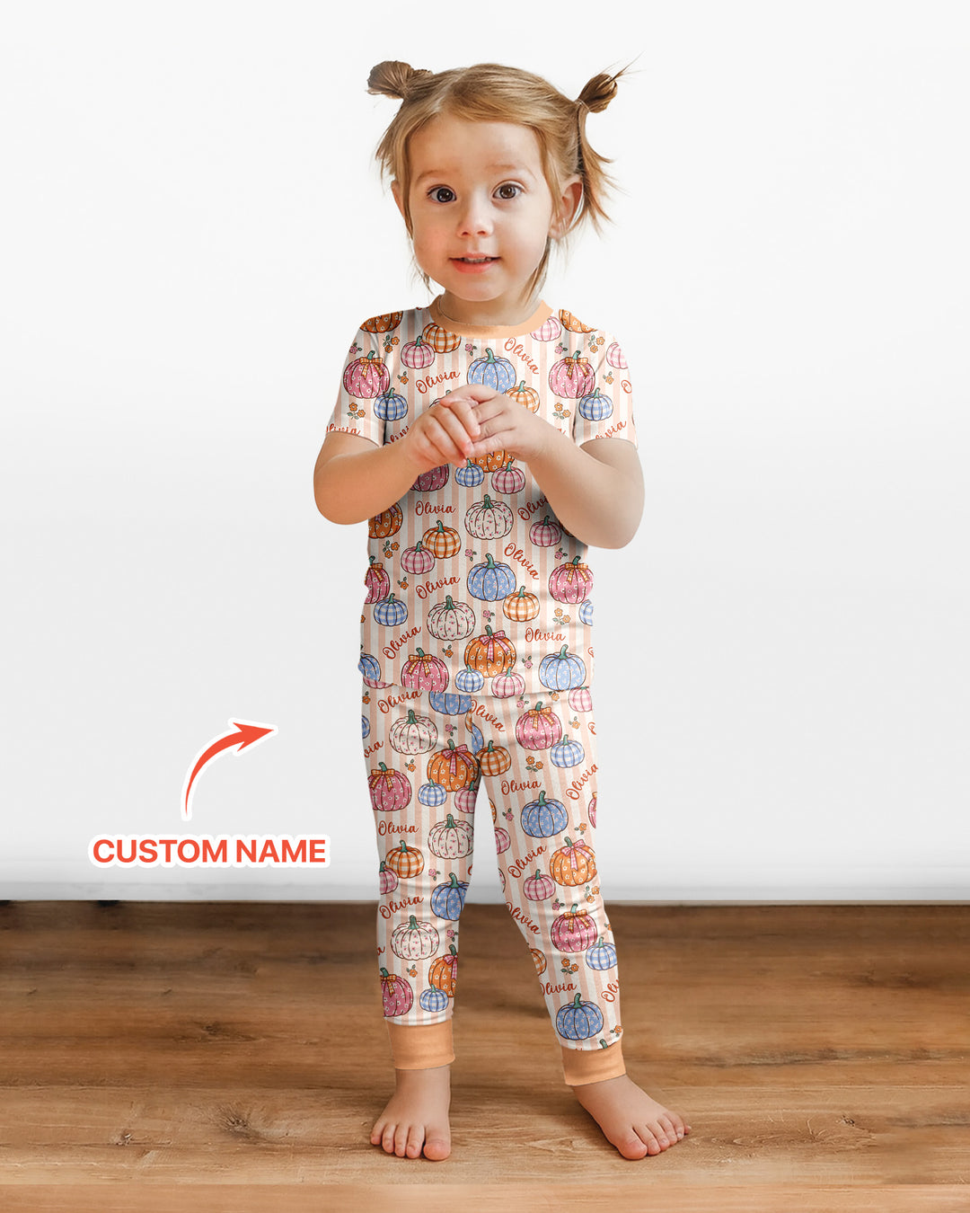 Zweiteiliges, kurzärmliges Pyjama-Set mit Marienkäfern