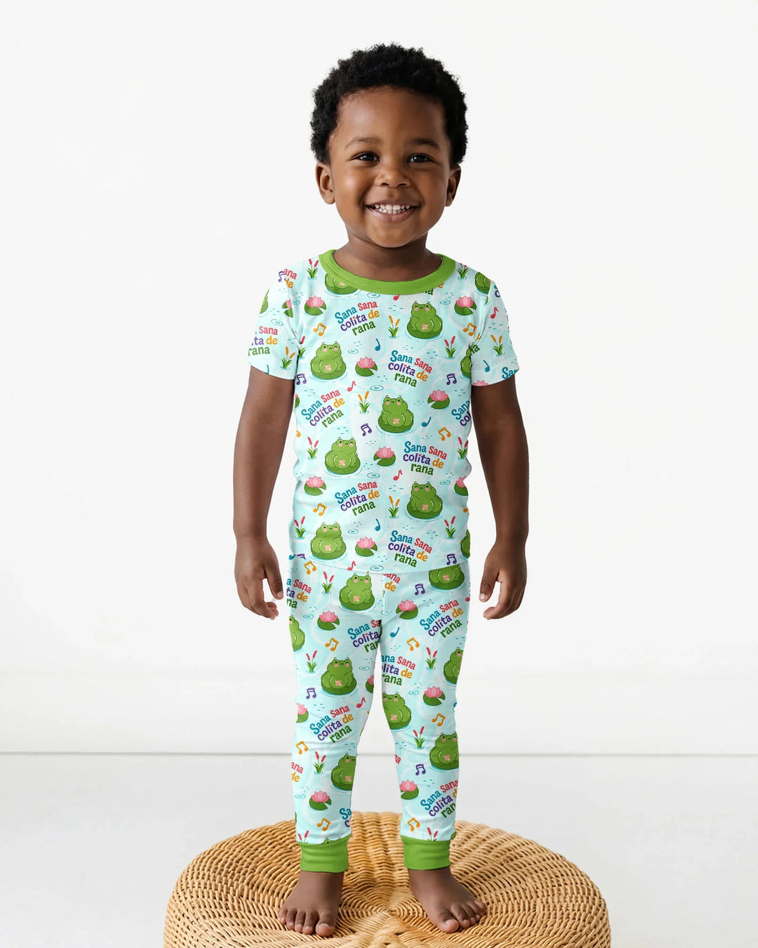 Zweiteiliges, kurzärmliges Pyjama-Set mit Marienkäfern