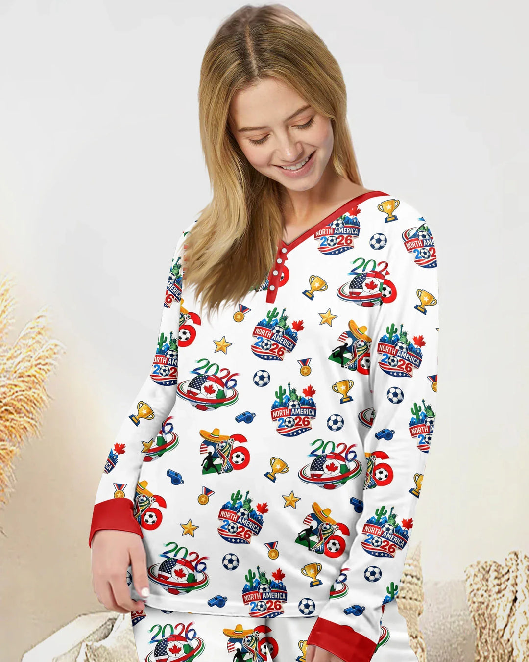 Vorlage Bambus Damen Pyjama Set
