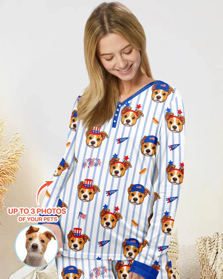 Vorlage Bambus Damen Pyjama Set